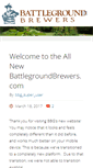 Mobile Screenshot of battlegroundbrewers.com